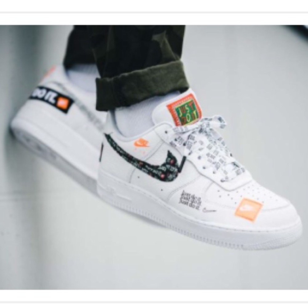 NWT Nike Air Force 1 ‘07 Premium Just Do It - Picture 3 of 8